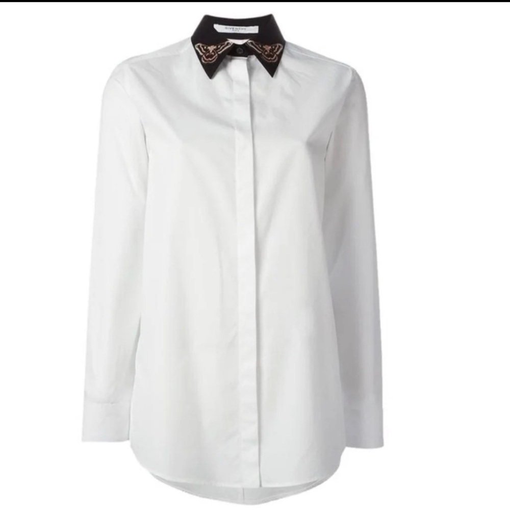 NWT Givenchy Butterfly Patch Shirts Tops Blouses